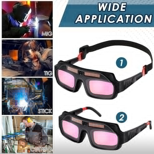 Solar Auto-Darkening Welding Goggles – Eye Protection with Smart Light Control