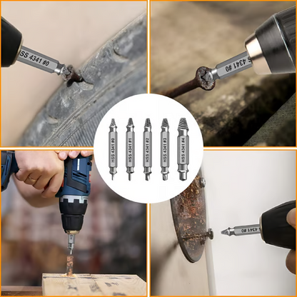 🔩 6PCS Stripped Screw Remover Set