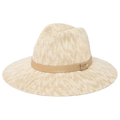 Packable Knit Fedora Hat