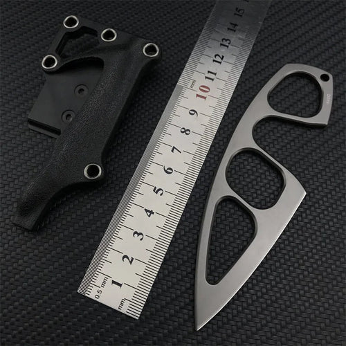 Dailyard Tactical EDC Knife with Multi-Carry Sheath & Belt Clip