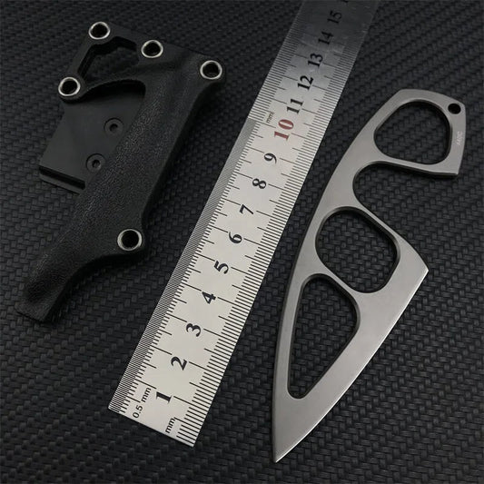 Dailyard Tactical EDC Knife with Multi-Carry Sheath & Belt Clip