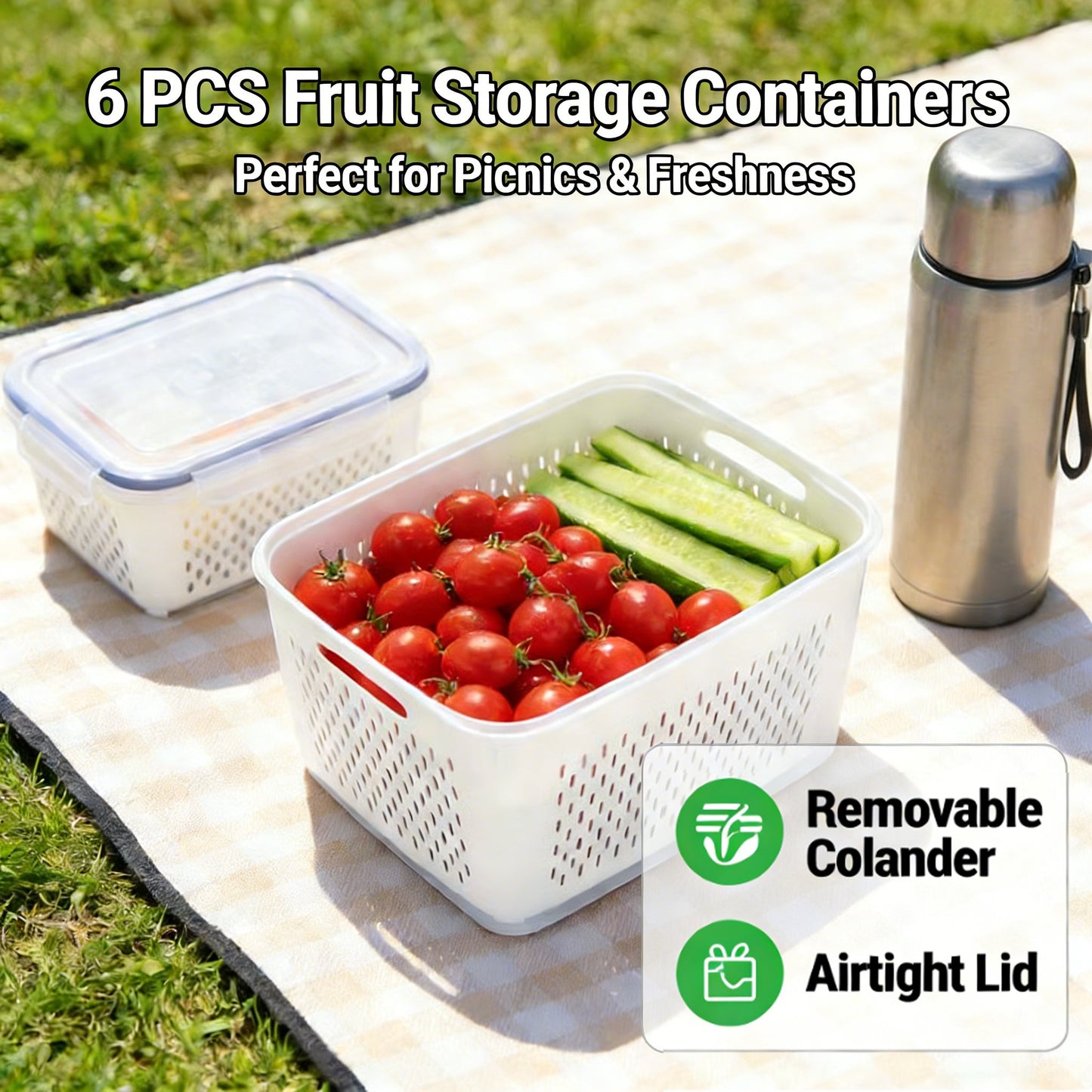 Food Storage Containers for Refrigerator Organization