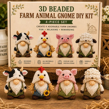 3D Beaded Gnome DIY Kit
