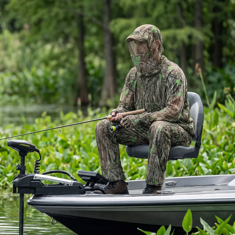 Camouflage Mosquito Hunting Suit – Breathable Bug Protection for Hunting & Outdoor Use