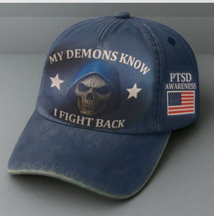 PTSD Awareness Hat – I Fight Back, Every Day