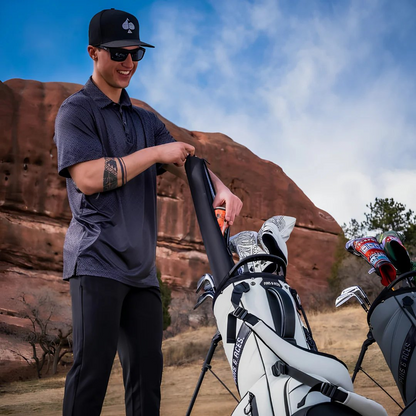 ⛳️ Golf Bag Beverage Sleeve (Fits Most Golf Bags • Holds 7 Cans • Moisture-Resistant Cold Storage 🍻🧊)