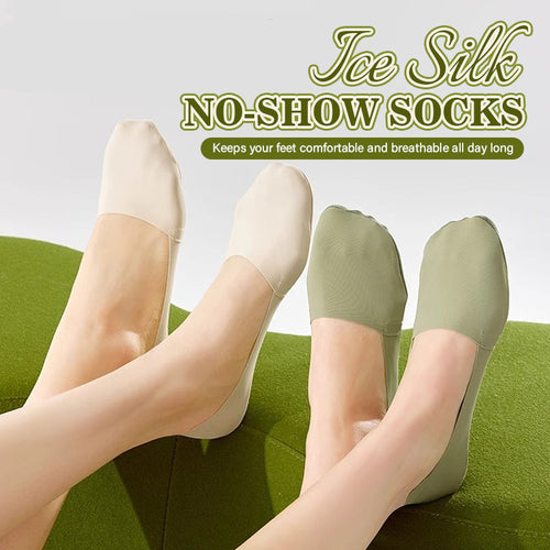 Ice Silk No-Show Socks