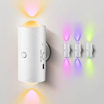Smart Rechargeable LED Night Light  – RGB Gradient Ambient Lighting