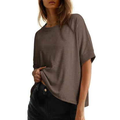 Women's Tops for Women 2026 Loose Oversized Basic Tee Comfortable Soft Fabric Flattering Fit