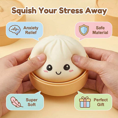 Ultra-rare Rainbow Smile Bun Squishy