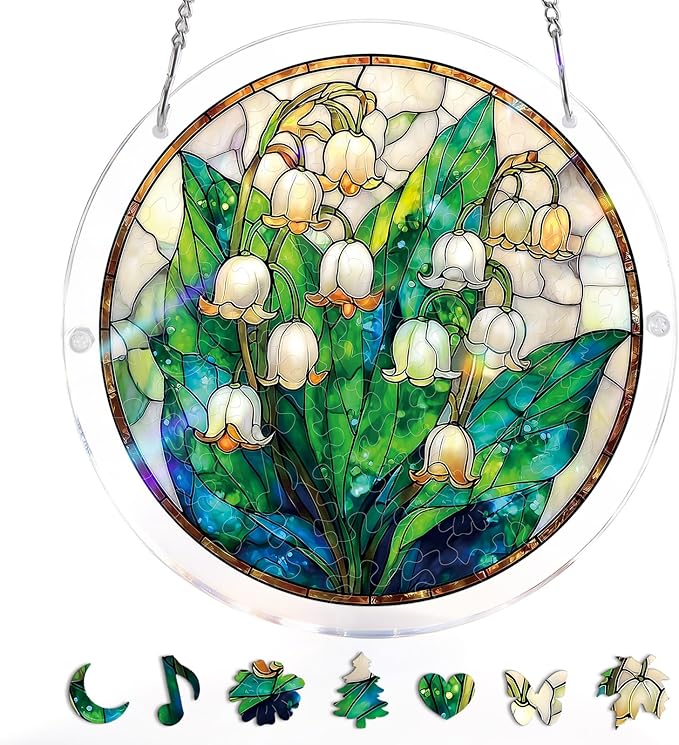 🏆Last Day Promotion 49% OFF☀️🧩Acrylic Jigsaw Puzzle Suncatcher 80 Pieces