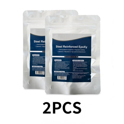 Steel Reinforced Epoxy Putty, Easy Operation, High Strength & Strong Adhesion, Excellent Restoration,