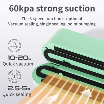 🥑✨Mini Vacuum Bag Sealer – Cordless Handheld Food Sealing Machine