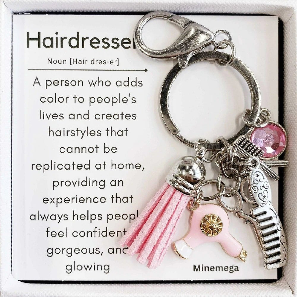 🎁💕Hairstylist Gift Keychain(without gift box)