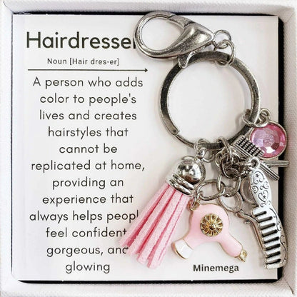 🎁💕Hairstylist Gift Keychain(without gift box)