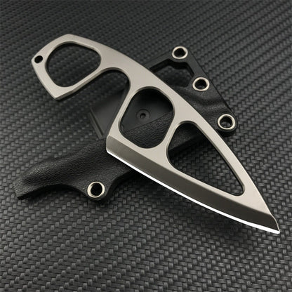 Dailyard Tactical EDC Knife with Multi-Carry Sheath & Belt Clip