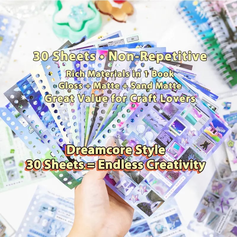 Dreamcore Aesthetic Sticker Book