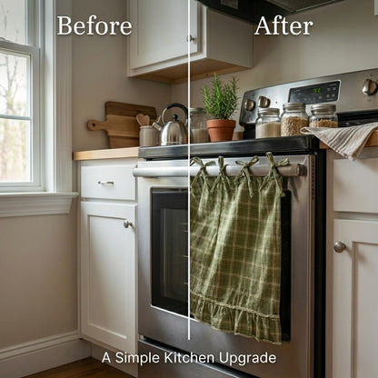🔥Last Day 49% OFF - 👗🔥 Handmade Farmhouse Oven Skirt - Artisan Kitchen Collection