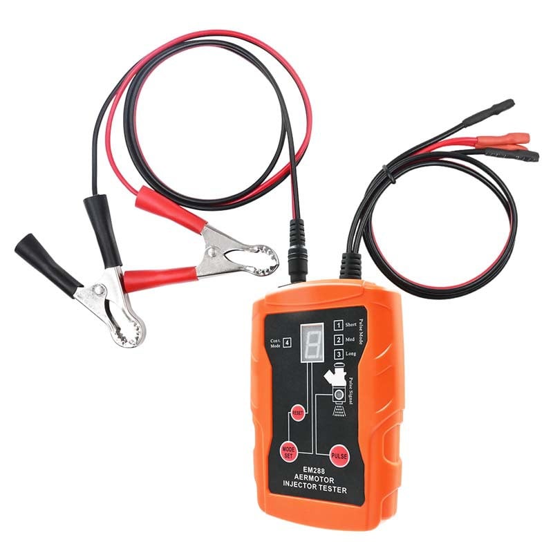 🔧 Universal Fuel Injector Tester 12V/5V 8 Modes 8 Adapters