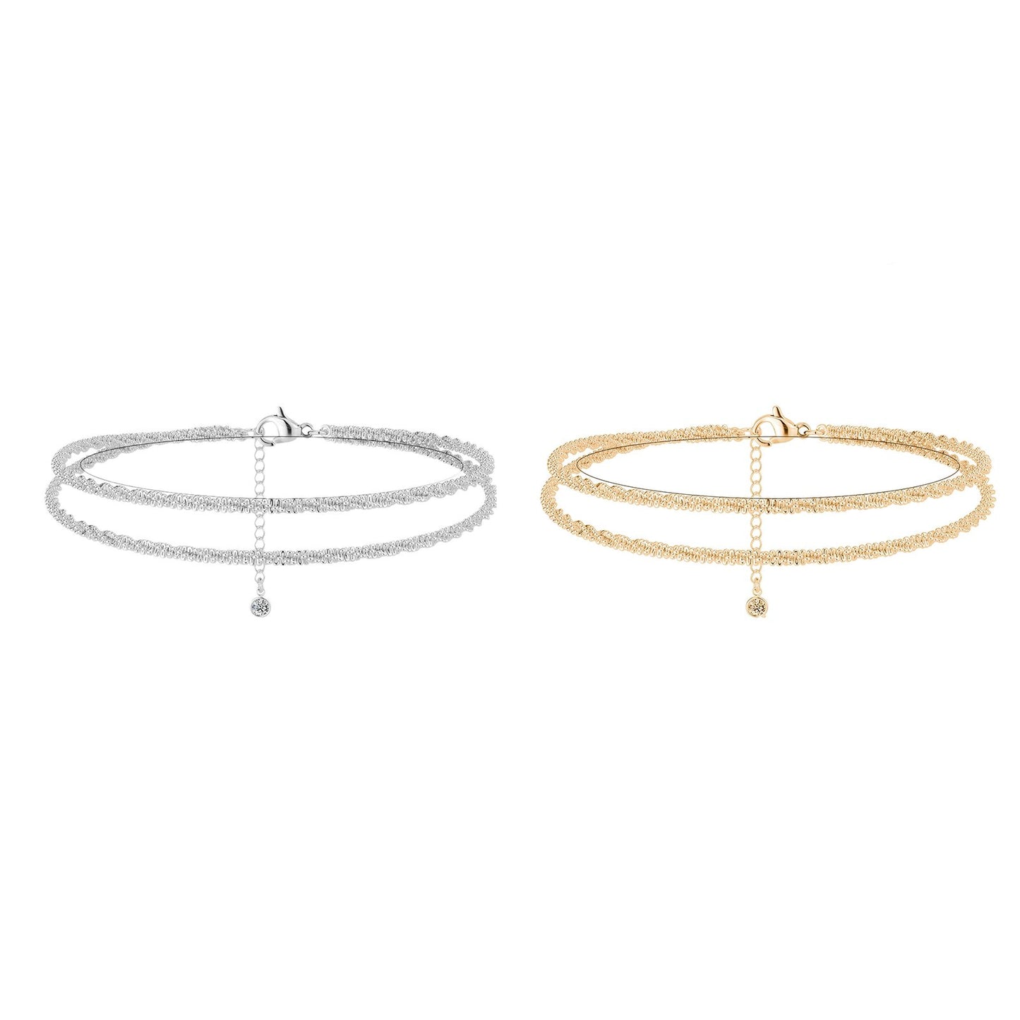 🎁Final 3 Hours: Only $16.99🎉🔥Dainty Layered Anklet For Women