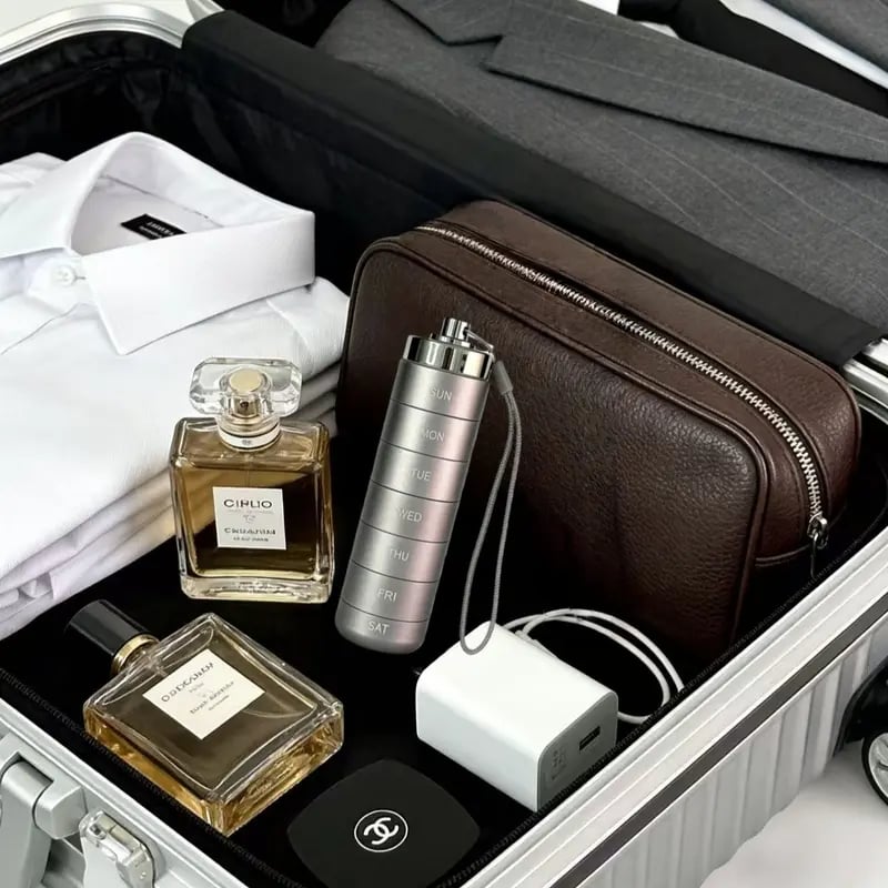 🔥Metal Travel Pill Organizer