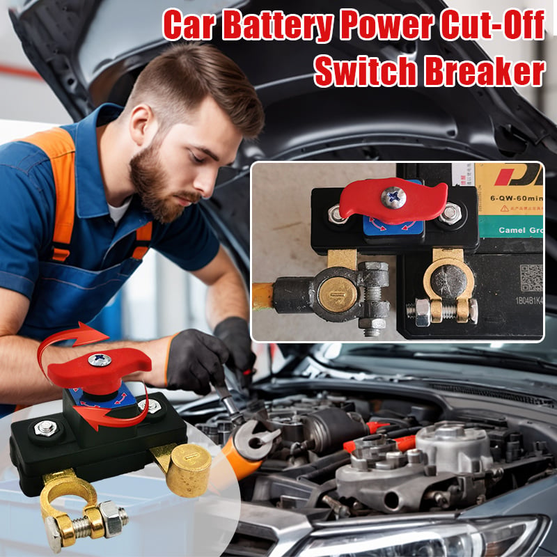 🔥Car Battery Power Cut-Off Switch Breaker