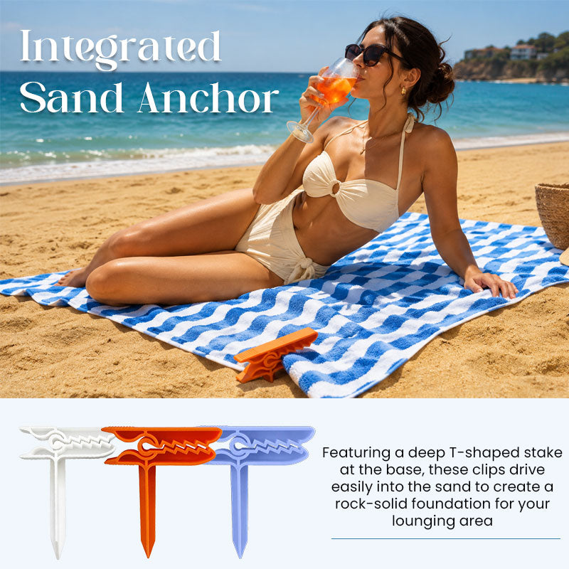 Beach Blanket Anchor Clips