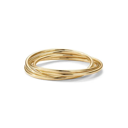Interlocked Rolling Anxiety Fidget Ring | Spin Your Stress Away
