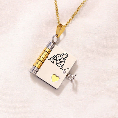 ❤️For Granddaughter - The Most Beautiful Chapter Book Necklace