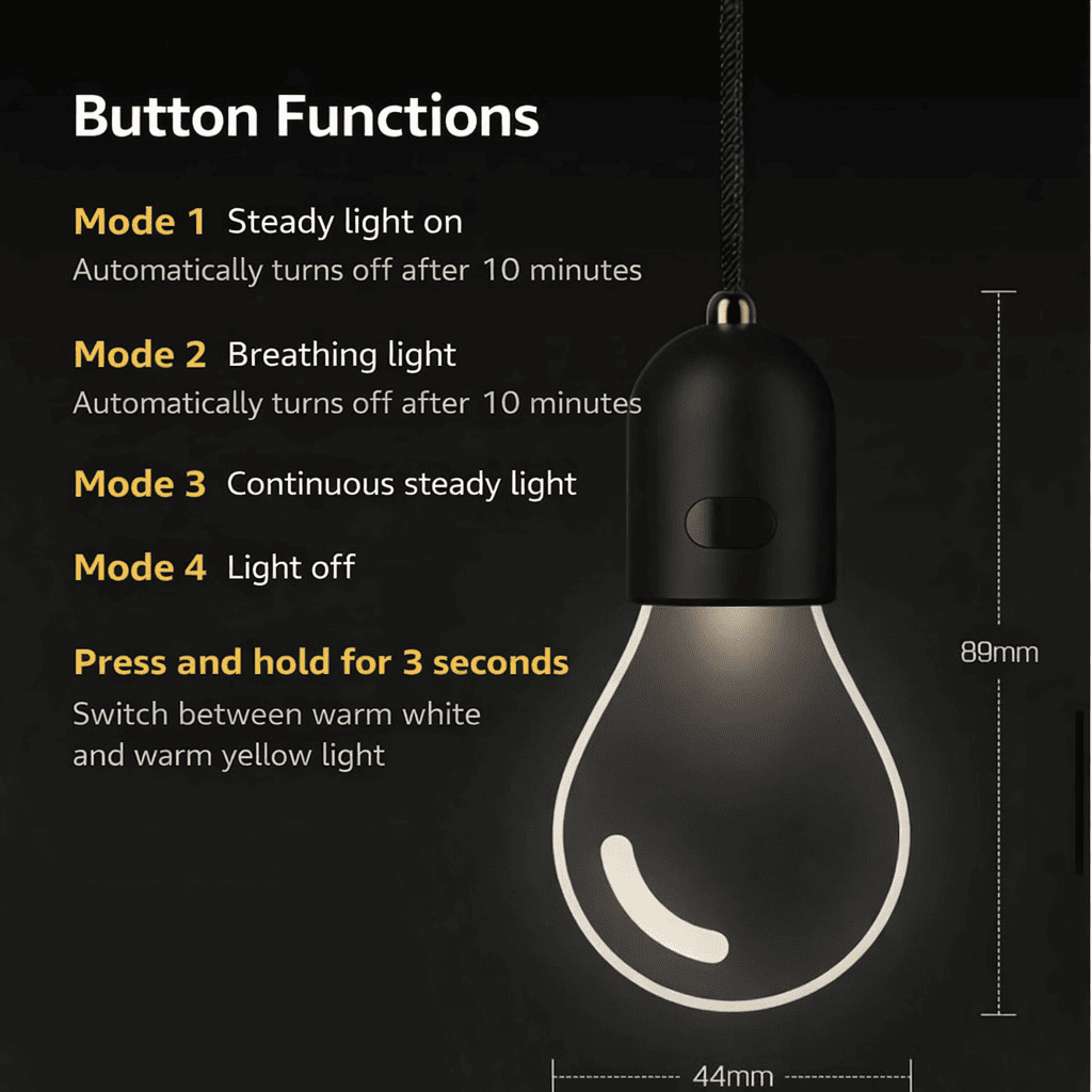 LumiBulb Car Charm 💡 Light-Up Fun for Your Ride
