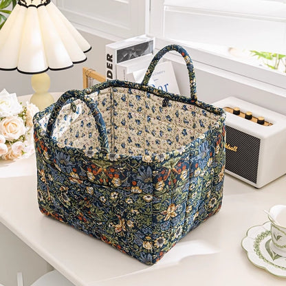 Storage Basket,Floral print storage baskets and organizers, available in a variety of styles, make a perfect gift for your loved ones.