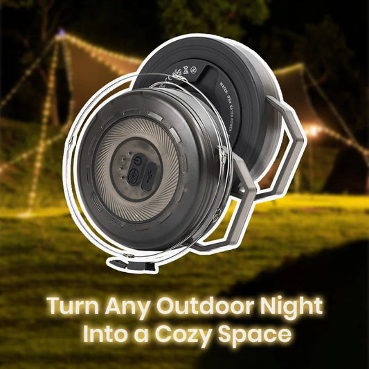 Retractable Camping Light – Lantern & String Lights in One