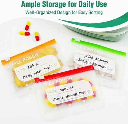 🏆Flash Sale⚡Waterproof Pill Pouch Set-14Pcs Bags Inside