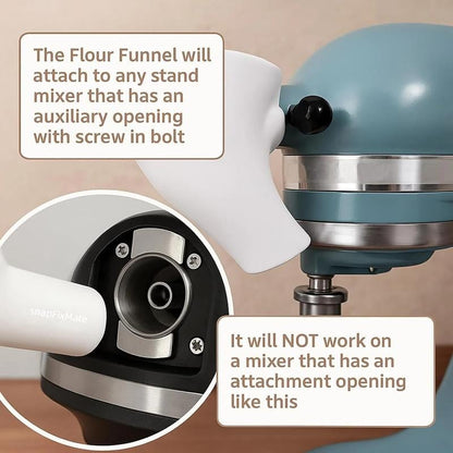 🔥✨Flour Funnel for Kitchen Aid Stand Mixer
