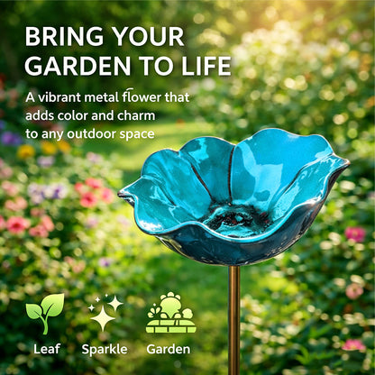 💖🎁2026 Mother's Day Gifts 49% Off--🎁Handmade Metal Flower Garden Stake🐦