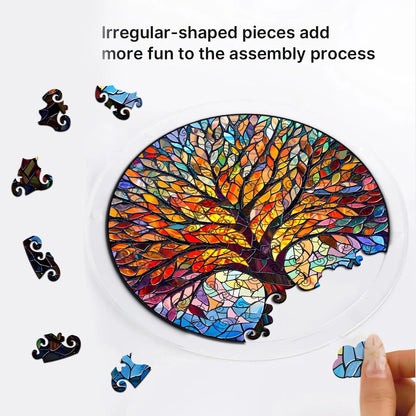 🔥LAST DAY 45% OFF ☀️🛍️Acrylic Jigsaw Puzzle Suncatcher 80 Pieces
