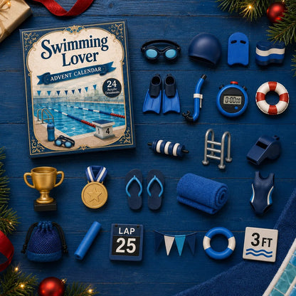 🏊‍♀️Swimming Lover 2D Advent Calendar 2026 – 24 Acrylic Charms