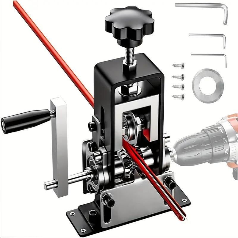 ⚡Manual & Electric Drill Operable Wire Stripping Tools , Quick-change Blade Wire Stripping Machine 🔧
