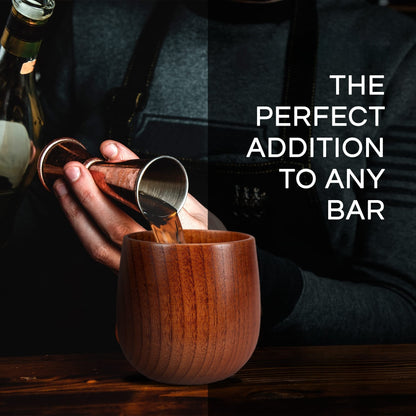 🔥2026 Hot Sale🔥Handmade and Charred Drinking Vessel -Original Wooden Bourbon Drinking Cup