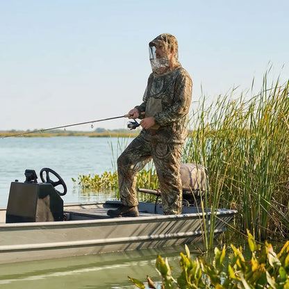 Camouflage Mosquito Hunting Suit – Breathable Bug Protection for Hunting & Outdoor Use