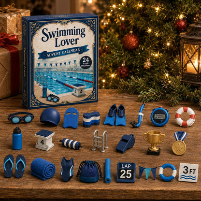 🏊‍♀️Swimming Lover 2D Advent Calendar 2026 – 24 Acrylic Charms