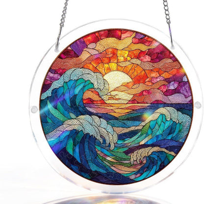 🔥LAST DAY 45% OFF ☀️🛍️Acrylic Jigsaw Puzzle Suncatcher 80 Pieces