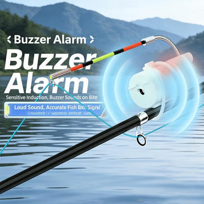 🎣 Smart LED Fishing Bite Alarm – High Sensitivity Intelligent Sensor – Day & Night Luminous Hook Alert ✨