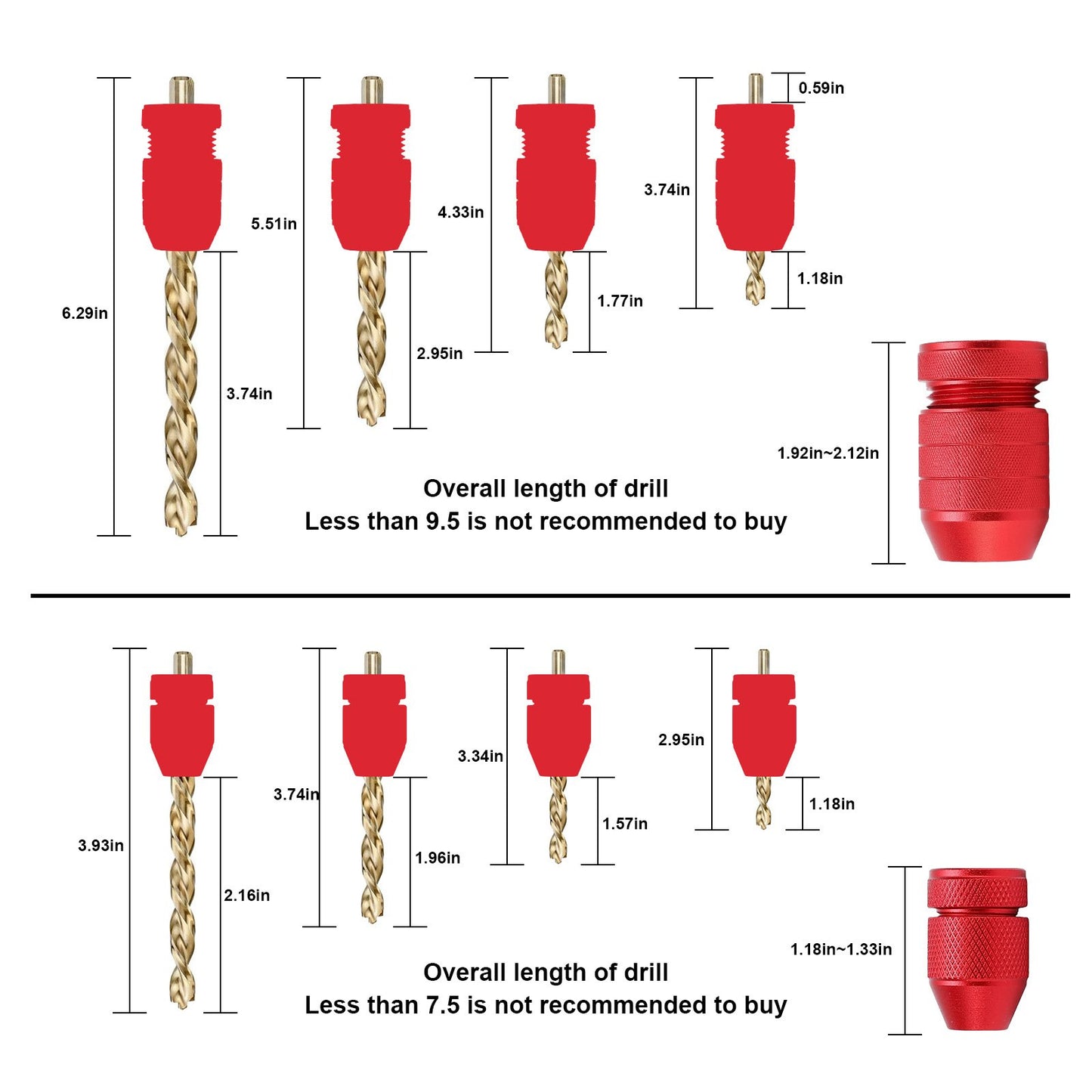 🔥🛠️Professional Drill Depth Stop Kit (2Pcs) - 💪Heavy-Duty Aluminum Alloy | Perfect Depth Control Every Time | Woodworking Essential