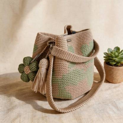 🧵🌸Handmade Crochet Flower Tote 🌼✨