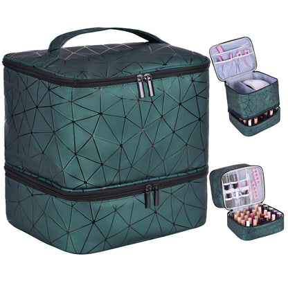 Double Layer Nail Polish Organizer Case