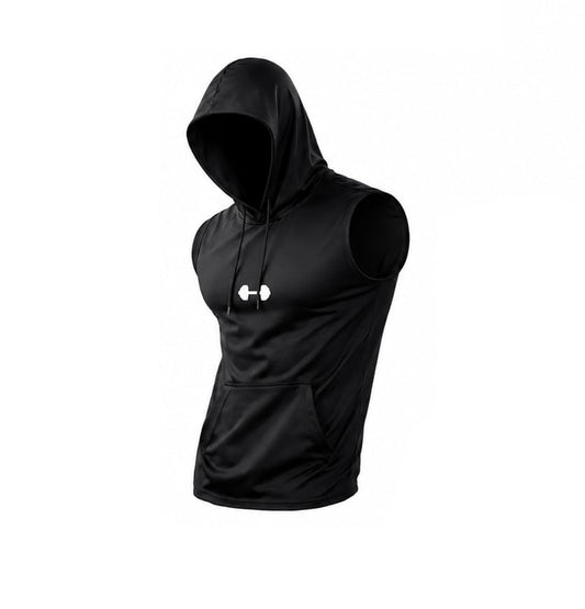 Quick-Dry Cooling Hooded Sleeveless Tops