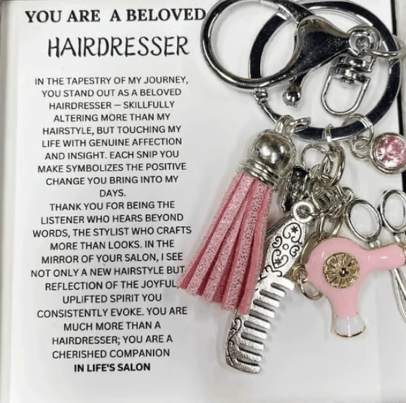 🎁💕Hairstylist Gift Keychain(without gift box)