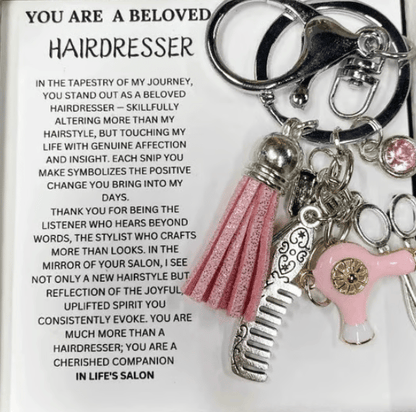 🎁💕Hairstylist Gift Keychain(without gift box)