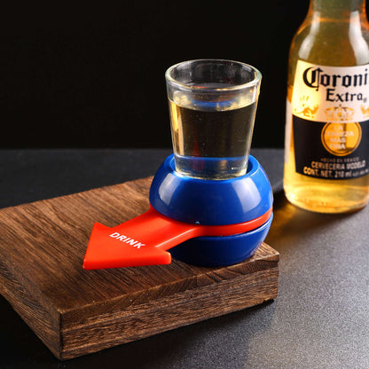 🎲 Penalty Spin Wheel Drinking Game Toy – Russian Roulette Party Game Prop 🍻🔫🎯